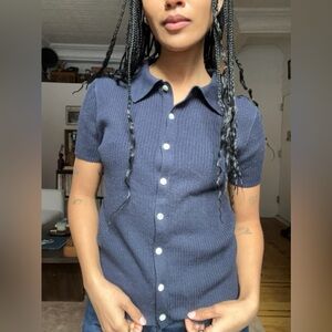 Alex Mill Suzanne Ribbed Polo